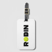 Robin Tennis Bagagelabel (Voorkant (verticaal))