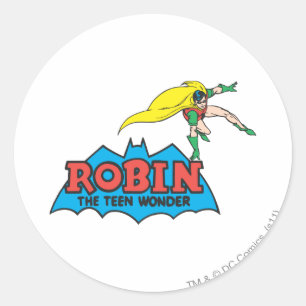 Robin The Teen Wonder Ronde Sticker