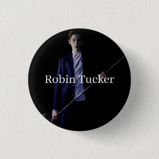 Robin Tucker Small Pin #1 Ronde Button 3,2 Cm