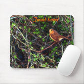 Robin Tweet tweet Mouse mat Muismat (Met muis)