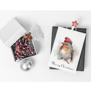 Robin Winter Delight, op maat gemaakt Feestdagenkaart