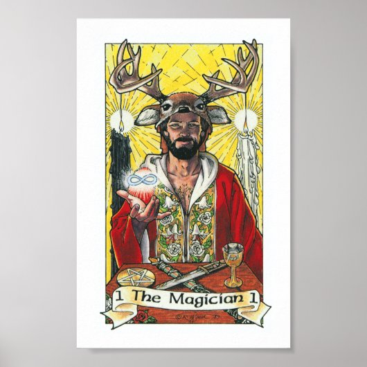 Robin Wood Tarot - Majoor 1 De Magiciër Poster (Voorkant)