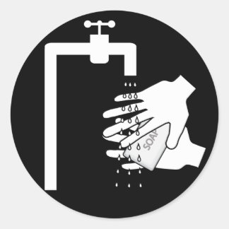 Robinet de savon à main - autocollants