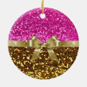 Robinet rose et poitrine bébé photo ornement de la (Dos)