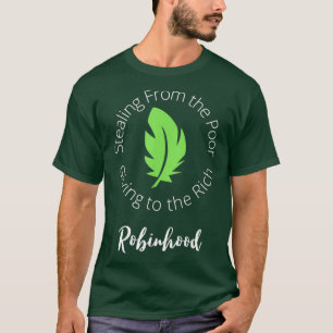 Robinhood Steal van Poor Geef aan Rich Wall St T-shirt