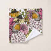 Robins dans le jardin (Gant de toilette)