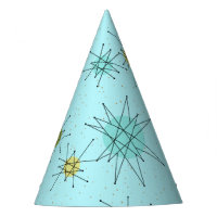 Robin's Egg Blue Atomic Starbursts Party Pet