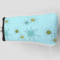 Robin's Egg Blue Atomic Starbursts Putter Hoesje