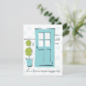  Robin's Egg Blue-deur Kaart (Staand voorkant)