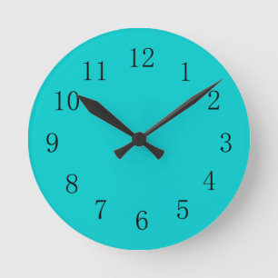 Robins Egg Blue Kitchen wandklok Ronde Klok