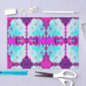 Robin's Egg Blue Peppermint Twist Phlox Flowers Tissuepapier (Craft)