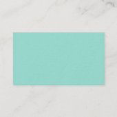 Robin's Egg Blue Premium Carte de visite (Devant)