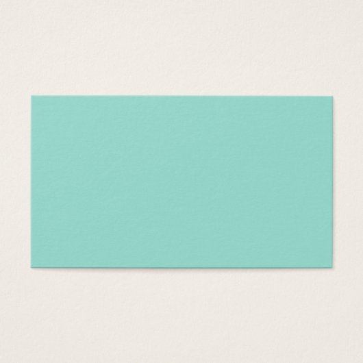 Robin's Egg Blue Profile Card Visitekaartje (Voorkant)