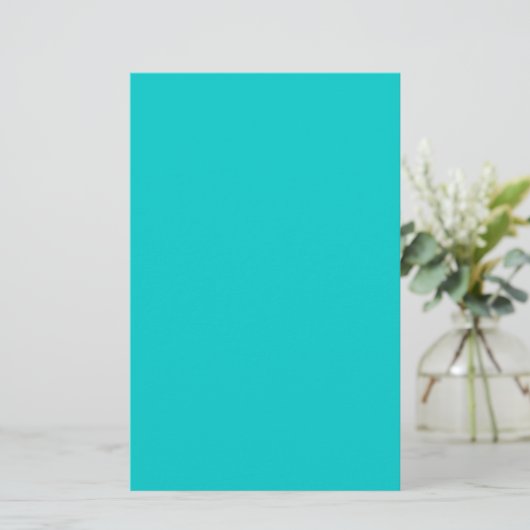 Robin's Egg Blue Stationery Briefpapier (Staand voorkant)