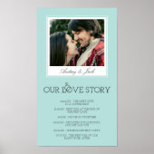 Robin's Egg Blue Trouwliefdesverhaal Poster (Voorkant)