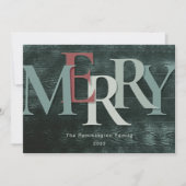 Robin's Egg Merry Holiday nieuwjaar Feestdagenkaart (Voorkant)