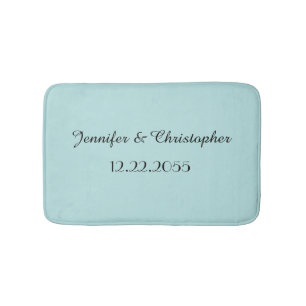 Robins Ei Blauw Gepersonaliseerde Pluche Badmat