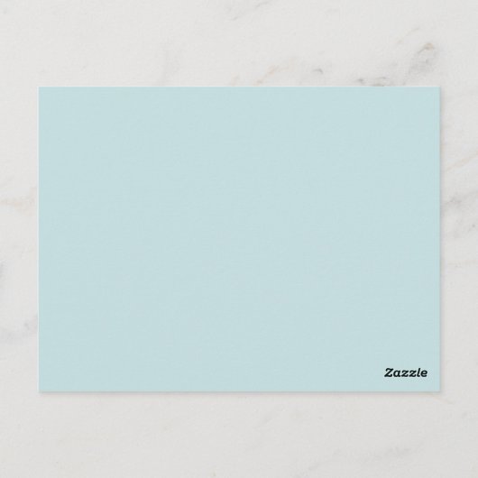 Robins Ei Blauw Klassieke Bruiloft Uitnodiging RSV (Achterkant)