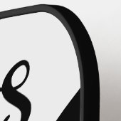 Robins en bloemen pickleball paddle (Links Detail)