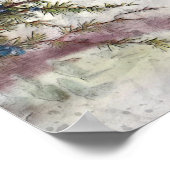 Robins in de winter poster (Hoek)