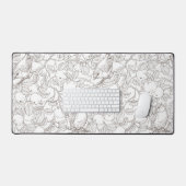 Robins in the apple tree/umber and white (Clavier et souris)