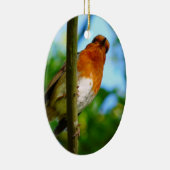 ROBINS KERAMISCH ORNAMENT (Rechts)