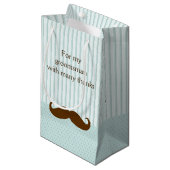 Robins Oeuf Bleu avec Mustache Groomsman Sac cadea (Devant Angle)