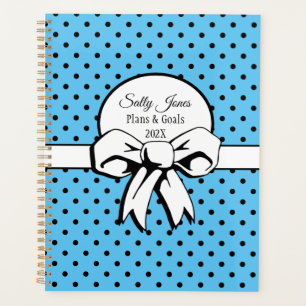 Robin's Oeuf Bleu Bow Pois Personnalisés