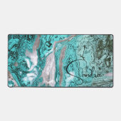 Robins Oeuf Bleu et gris Abstrait Personnalisé (Recto)