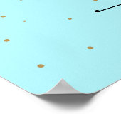 Robin's Oeuf Blue Iconic Starbursts Poster (Coin)