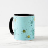 Robin's Oeuf Blue Starbursts Mug (Devant gauche)