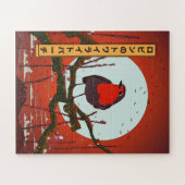 Robins schemeravondje legpuzzel (Horizontaal)
