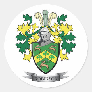Robinson Coat of Arms Ronde Sticker