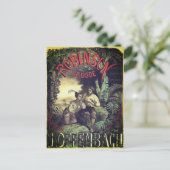 Robinson Crusoé opera vintage poster Briefkaart (Staand voorkant)