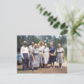Robinson Familie (Mary & Kinderen) Briefkaart (Staand voorkant)