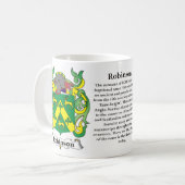 Robinson Family Coat of Arms Mok (Voorkant links)