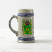 Robinson Family Crest Stein Bierpul (Links)