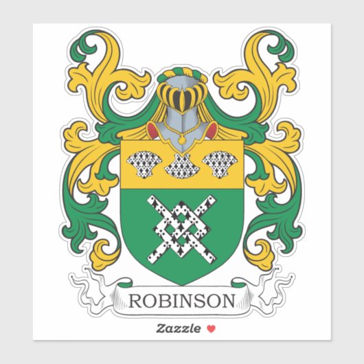 Robinson Family Crest Sticker (Vel)