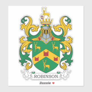Robinson Family Crest Sticker