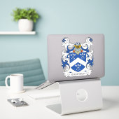 Robinson Family Crest Sticker (Laptop op bureau)