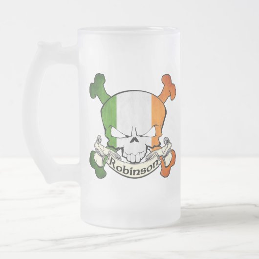 Robinson Irish Skull Matglas Bierpul (Links)