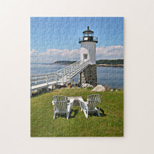 Robinson Point vuurtoren, Isle Au Haut, Maine Legpuzzel
