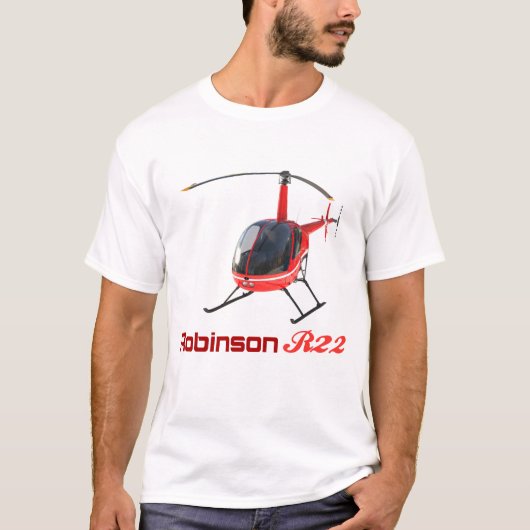 Robinson R22 Helikopter r22 T-shirt (Voorkant)