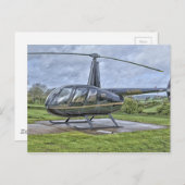 Robinson R44-helikopter Briefkaart (Voorkant / Achterkant)