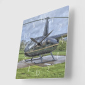 Robinson R44-helikopter Vierkante Klok (Hoek)