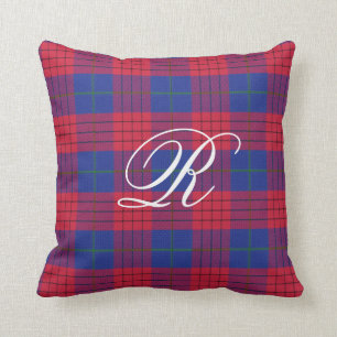 Robinson Tartan Monogram Pillow Kussen