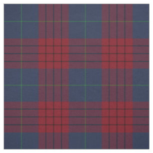Robinson Tartan Navy Blue en Red Irish Pset Stof