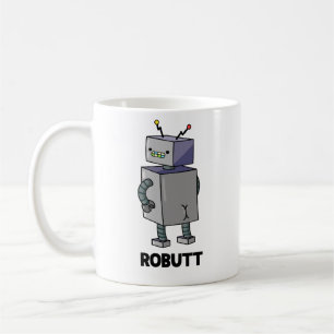 Robit Funny Robot Pun Koffiemok