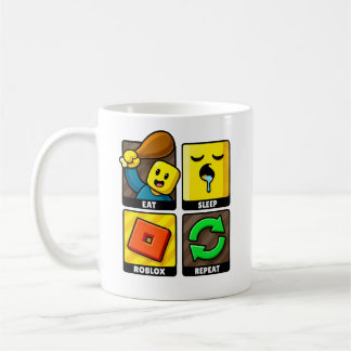 Roblox Eat Sleep Repeat Funny Gamer Koffiemok