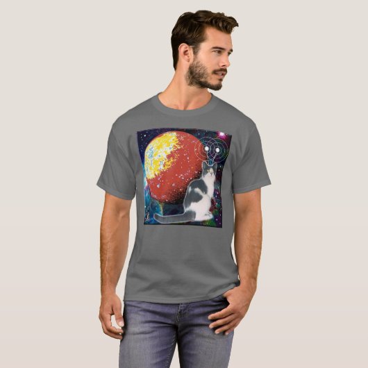 Robo-Cat Hobo T-Shirt (Voorkant volledig)